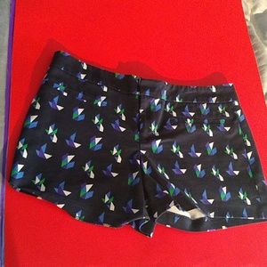 Club Monaco navy geometric print shorts size 6